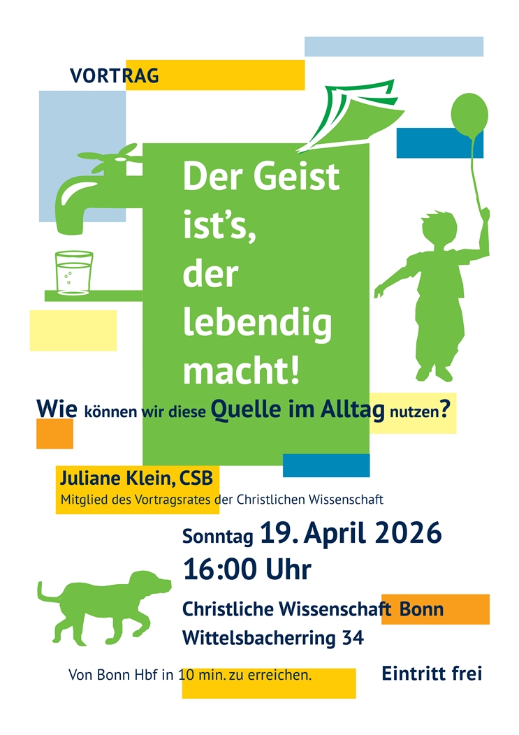 Der Geist ist's, der lebendig macht